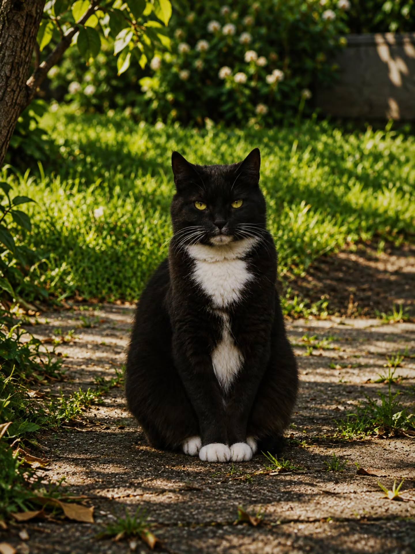 A tiny king of his own quiet kingdom - Tuxedo 🐾