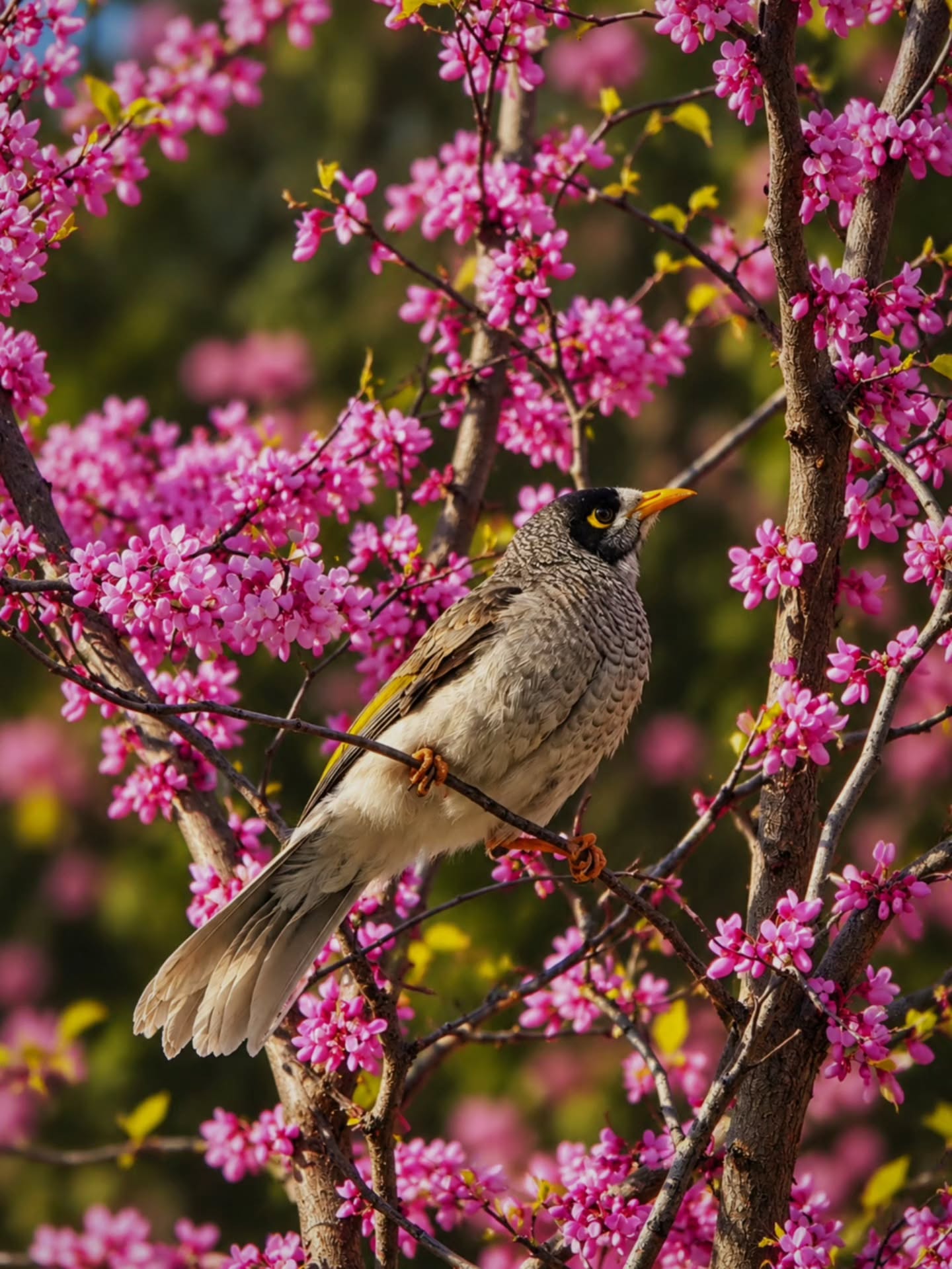 Perhaps freedom is simply finding a place where you can be completely yourself Noisy Miner (Manorina melanocephala) 