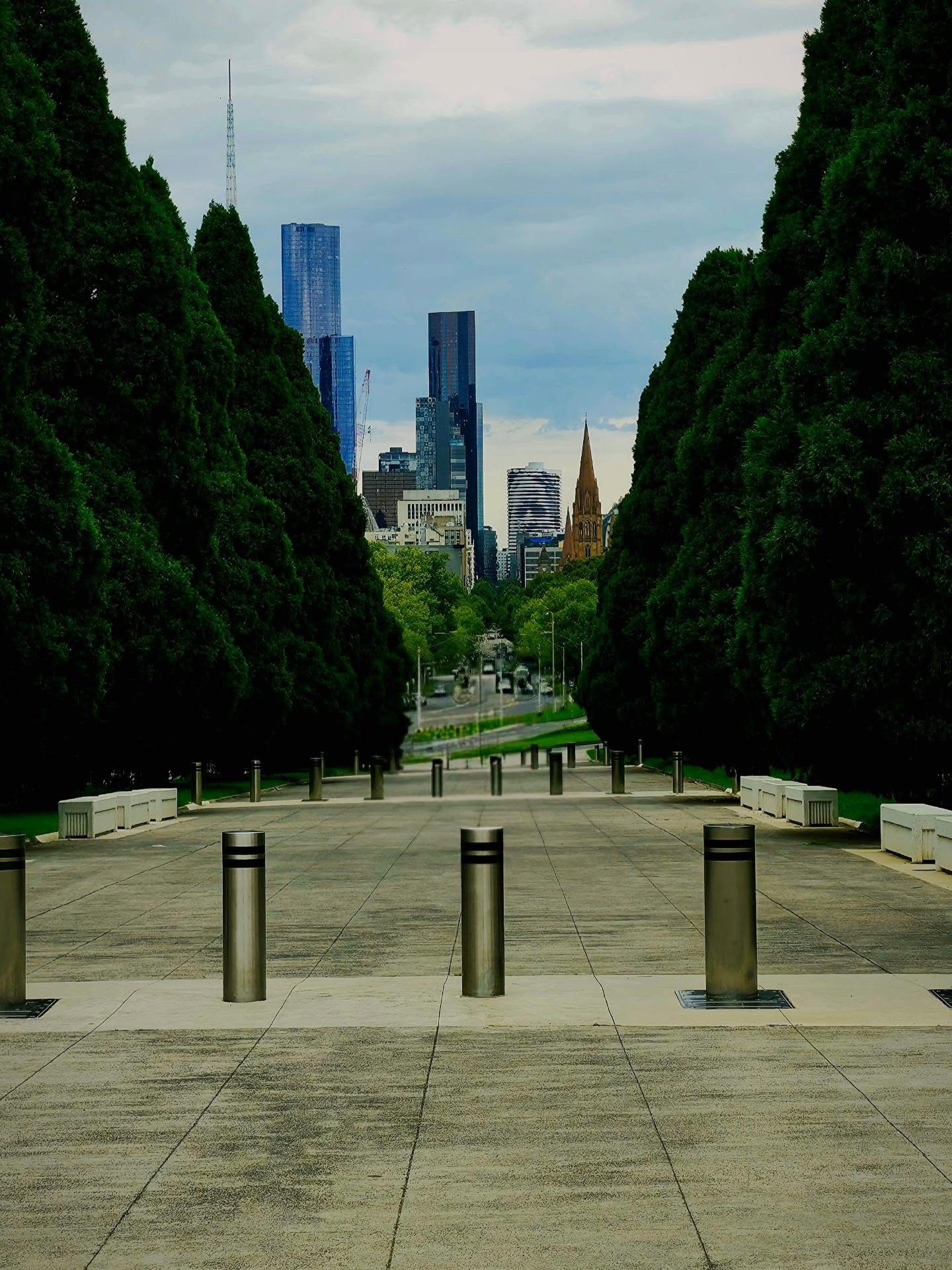 Where there is a will, there is a way. View from shrine of remembrance 💚 